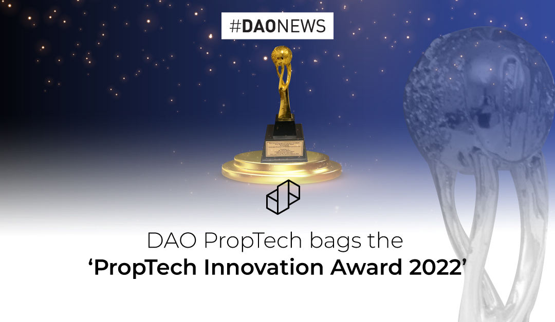 DAO Proptech wins innovation award 2022